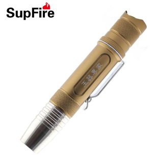 Supfire S6 Cree Q5 2 Mode 240 Lumens Profetional Led Flashlight by 18650 Battery for Jade Dedicated Torch