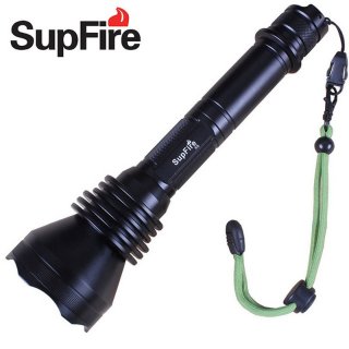 Original SupFire X6 Cree T6 1200 Lumen Waterproof 5 Mode 10W LED Flashlight Rechargeable Torch by 18650 Battery