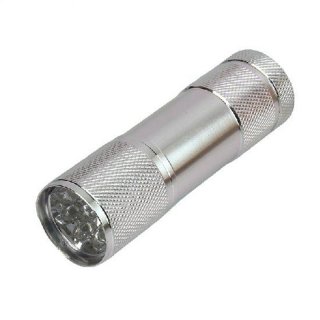 9LED Portable Purple Lighting LED Flashlight for Disinfection Sterilization