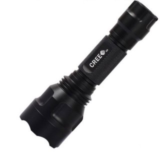 Portable Waterproof LED Lighting Flashlight for Camping Caving On Foot C8