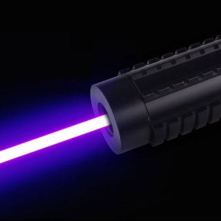 3W Powerful Laser Flashlight Blue Light Long Effective Range Aluminium