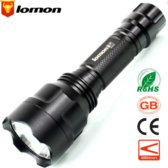 Lomon 18650 Portable Lighting ST2-C LED Flashlight for Everyday Carry/Camping/Hunting