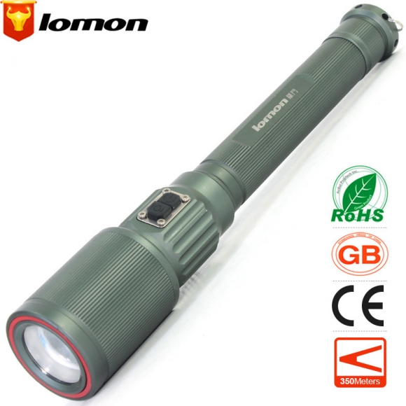Lomon T6 18650 Portable Lighting Waterproof LED Flashlight SK56
