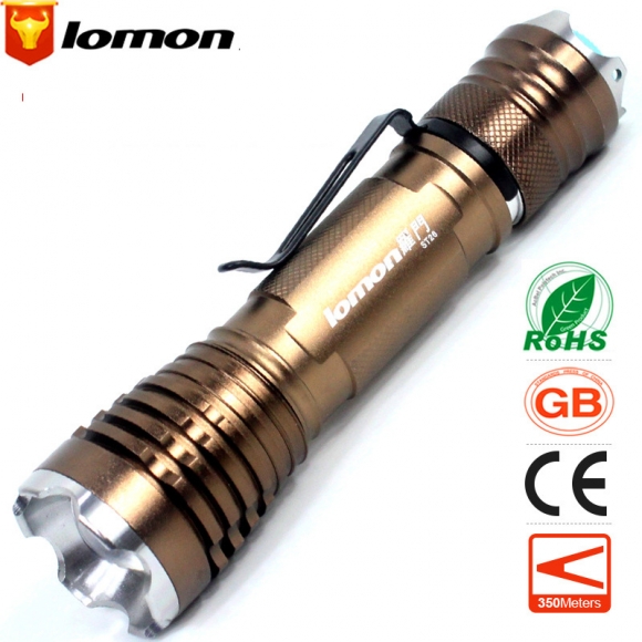 Lomon XM-l T6 18650 Portable Lighting Waterproof Rechargeable LED Flashlight ST26