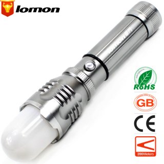 Lomon T6 Outdoor Camping Flashlight Rechargeable LED Flashlight SK88