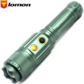 Lomon LED Flashlight Zoom Flashlight Long-range Rechargeable Flashlight SK86