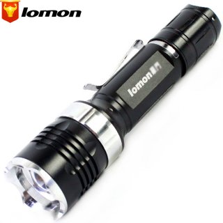 Lomon Outdoor Portable Flashlight Zoom Flashlight Rechargeable Flashlight ST95