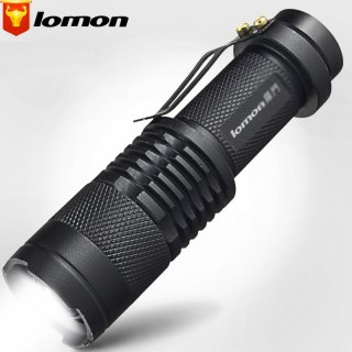 Lomon LED Flashlight Mini Telescopic Zoom Flashlight ST44-2
