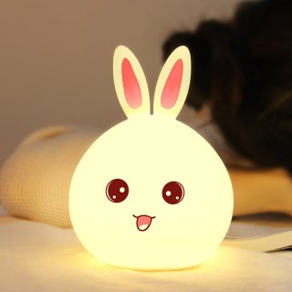 Adorable Rabbit Household Lamp Cartoon LED Nightlight ASDWET