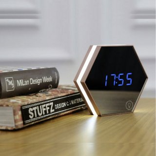 Multifunctional Household Alarm Clock Lamp Fashion LED Nightlight A1975