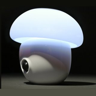 Household Mushroom Design Lamp Alarm Clock LED Nightlight