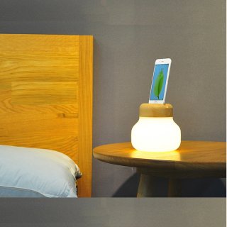 Wooden Household Display Lamp USB Interface LED Nightlight