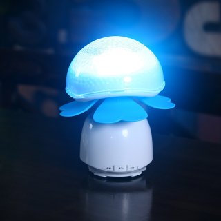Bluetooth Speaker Music Lamp USB Interface LED Nightlight HYO0