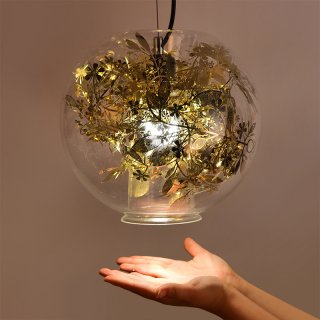 Creative Spherical Glass Pendant Lighting Coffee Shop Chandelier YS-D0040