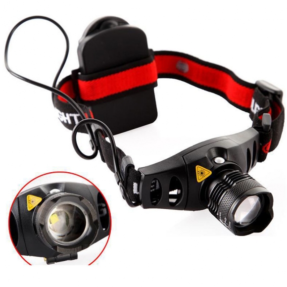 6608 Waterproof LED Headlamp for Camping Riding On Foot