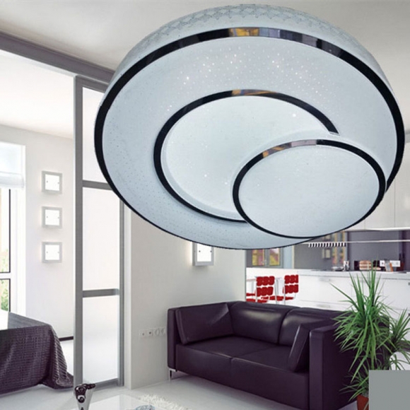 Fashion 24W 32W Acrylic Modern round led ceiling light indoor lighting lamps