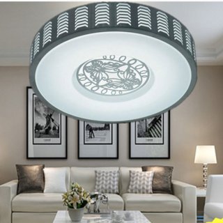 Aluminum Modern Led Ceiling Light Flush Mount Round Ceiling Lamp for Living Room Bedroom Corridor Balcony 24W 32W 220V
