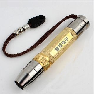 LED Stainless Steel 5W Bright Light Rechargeable Flashlight