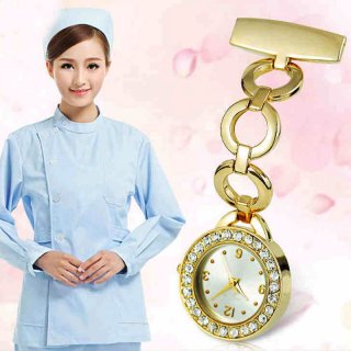 Clip-on Brooch Nurse Fashion Luxury Pocket Watch