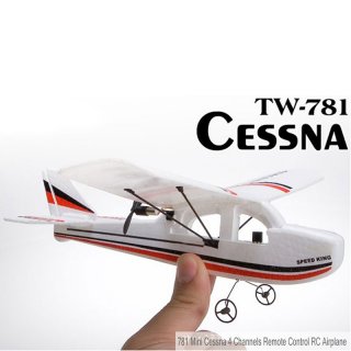 781 Mini Cessna 4 Channels Remote Control RC Airplane
