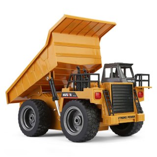 Educational RC Toys Engineering Vehicle 2.4G 6CH Alloy Version Dump Truck