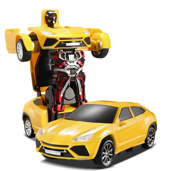 A Key Deformation Robot Remote Control Car Model Electronic Toys for Children