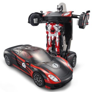 2.4Gh Remote Control Racing Car One Key Deformation Between Robot and Car