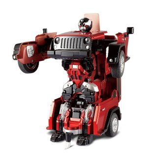 Jeep Wrangler Transformation Remote Control Robot Car Boys Birthdat Gift