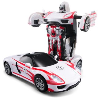 Racing Car Models Deformation Robot Transformation RC Car Toys for Children Christmas Gift