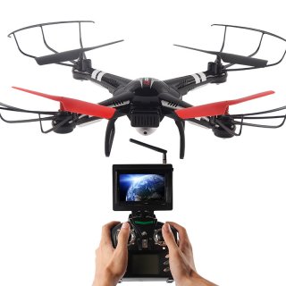 4 Channels Drone RC Helicopter With Wifi LED Light 360° Flips