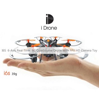 I6S 6-Axis Real Time RC Quadcopter Drone With FPV HD Camera Toy