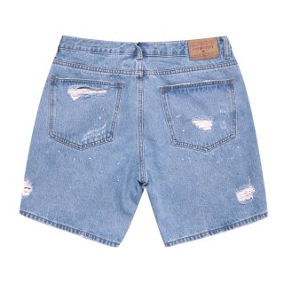 HELLEN&WOODY/H&W Men's Fashion Destroyed Blue Jeans Ripped Destroyed Pants HW1602