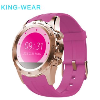 KING-WEAR Fashion Multi-Color Bluetooth 1.22 Inch Round Display Smart Wrist Watch Phone
