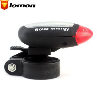 Lomon LED Mountain Bike Lights Bicycle Cycling Equipment Bicycle Solar Taillights Q2002