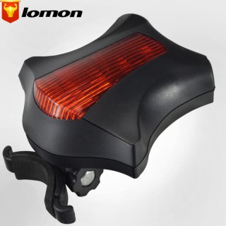 Lomon Bicycle Safety Warning Light Bicycle Light 5 LED Parallel Line Laser Taillight Q2032