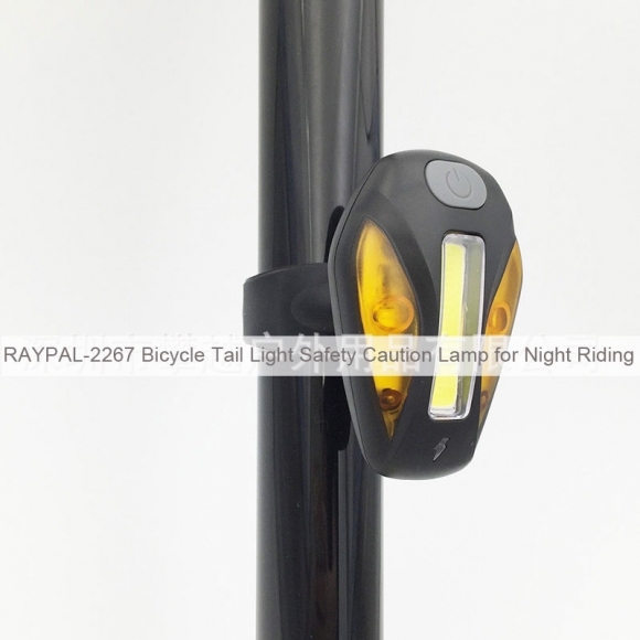 RAYPAL-2267 Bicycle Tail Light Safety Caution Lamp for Night Riding