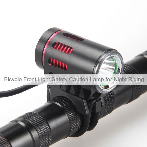 Bicycle Front Light Safety Caution Lamp for Night Riding