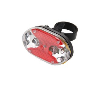 Bicycle Tail Light Safety Caution Lamp for Night Riding 5LED