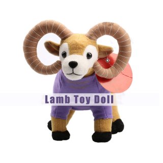 Blue/Purple Lamb Plush Toys Super Cute Baby Doll Gift