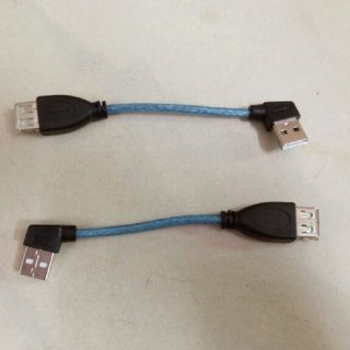 High-Speed USB 2.0 Extension Cable USB2.0 Male to Female Elbow Line