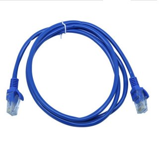 New Ethernet Network Cable 65FT RJ45 For CAT5E Durable Internet Patch LAN Cable Cord Blue 1.5M For Laptop Computer