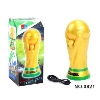 New Portable World Cup Football USB Fan Rechargable Handheld