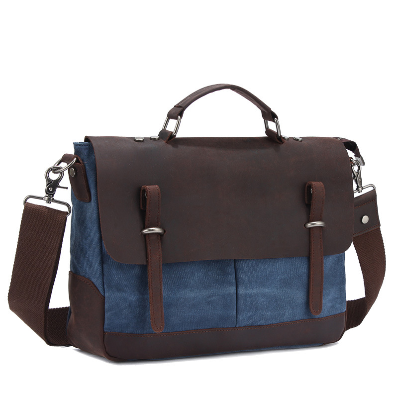 Hot Sale Canvas Bag for Men Crossbody Bag Large Capacity Casual Men Shoulder Bags FB-8012