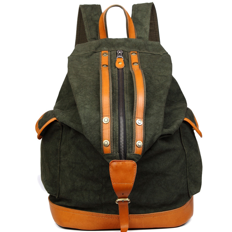 Vintage Canvas Men Backpack School Bags High Quality Travel Bags 8620