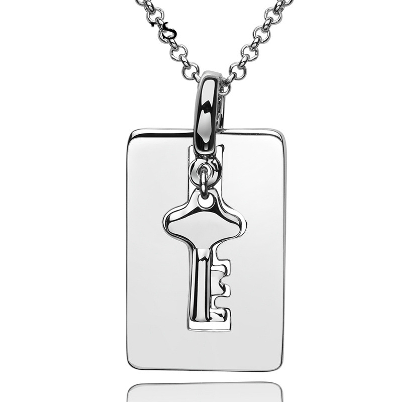 Creative Key Necklace Pendant For Women LKN18KRGPN754