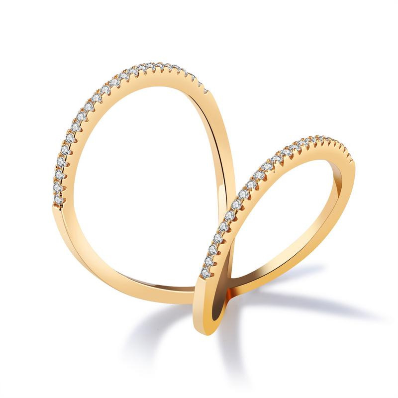 Gorgeous Style Elegent Finger Rings Diamond Rings For Women KJ058