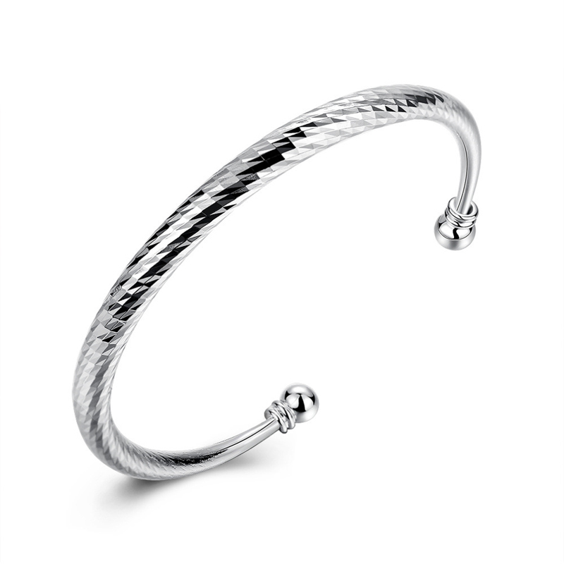925-sterling-silver Jewelry Bright Girls Open Bracelets