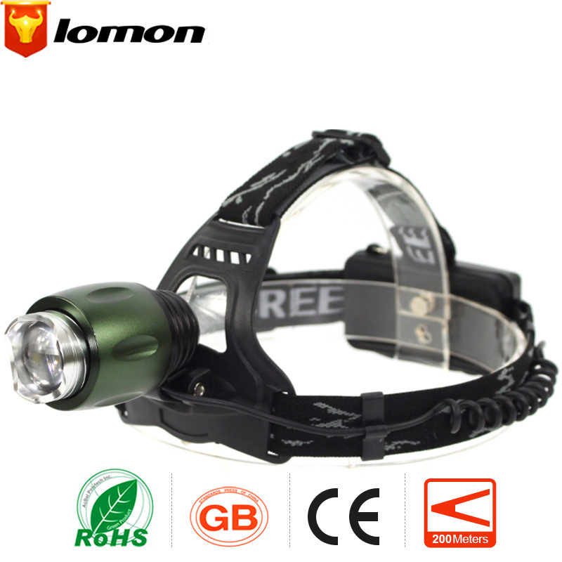Lomon Waterproof CREE Rechargeable Headlamps Q3303 for Everyday Carry/On Foot/Camping/Hunting
