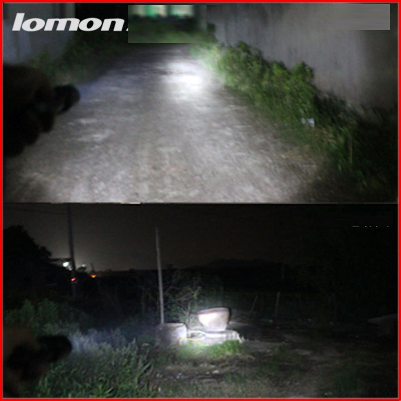 Lomon Rechargeable Emergency Flashlight Safety Hammer Waterproof Solar Flashlight SK19