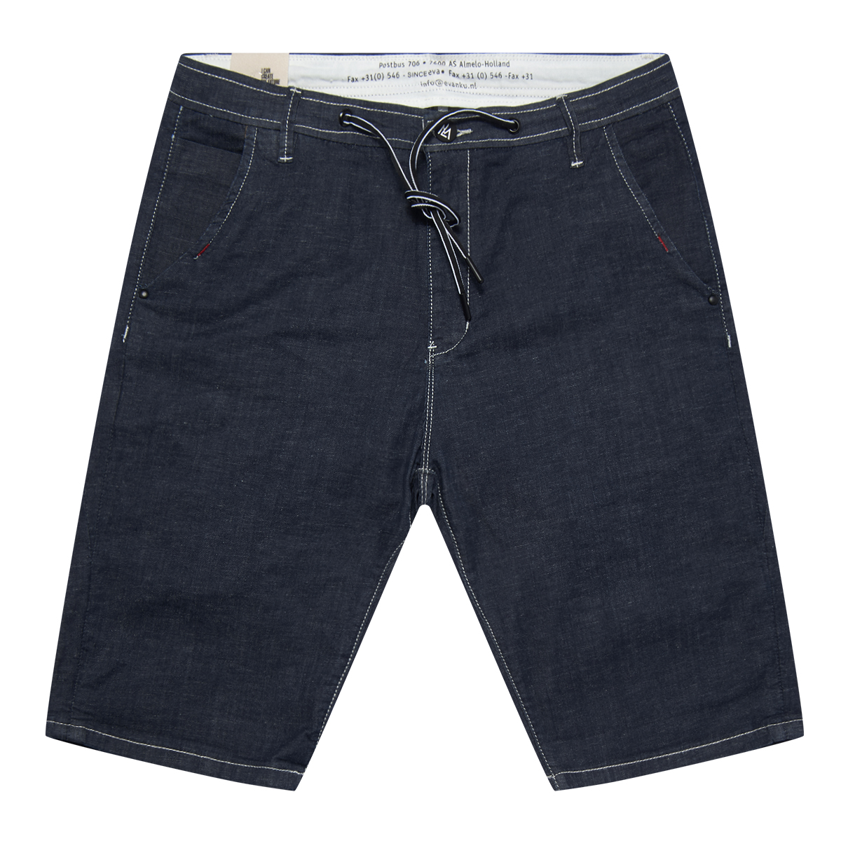 HELLEN&WOODY/H&W Fashion Casual Jeans Summer Men's Regular-Fit Black Denim Short 1601